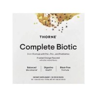 Вітамінно-мінеральний комплекс Thorne Повний біотичний пробіотичний комплекс, апельсиновий смак, 30 сек (THR01535)