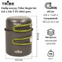 Набір туристичного посуду Tribe Single Set 0,8 л Alu (T-FG-0042-grey)