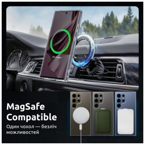 Чохол до мобільного телефона Intaleo CLEAR MagSafe Samsung Galaxy S24 Ultra (1283126590603)