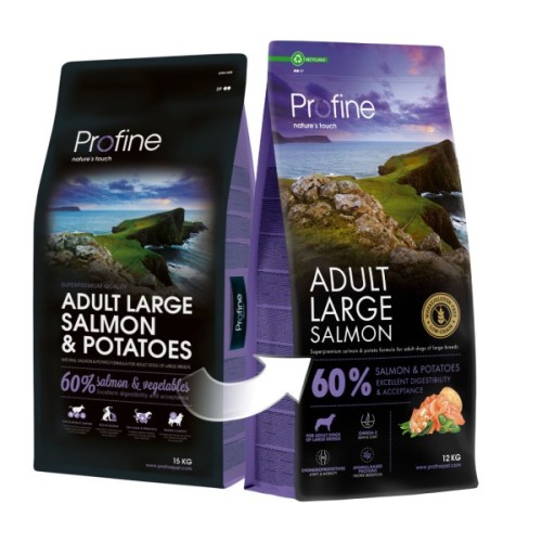 Сухий корм для собак Profine Large Salmon and Potatoes для дорослих собак великих порід 12 кг (8595602569519)