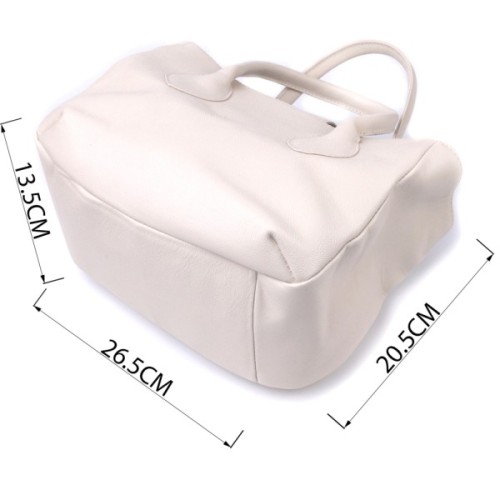 Сумка Shvigel З натуральної шкіри Бежева (22830)