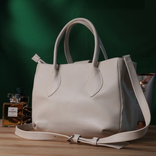 Сумка Shvigel З натуральної шкіри Бежева (22830)