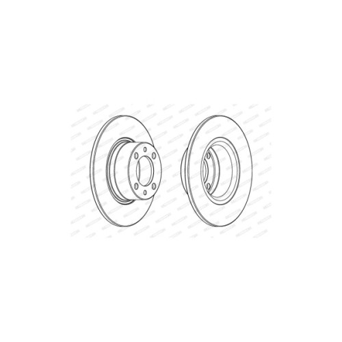Гальмівний диск FERODO DDF1035