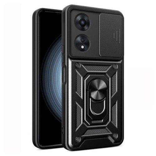 Чохол до мобільного телефона BeCover Military Oppo A58 4G Black (710713)