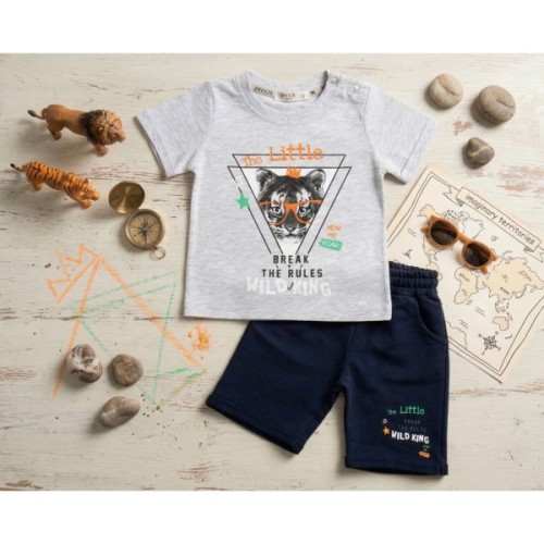 Набір дитячого одягу Breeze з тигриком (19742-86B-gray)