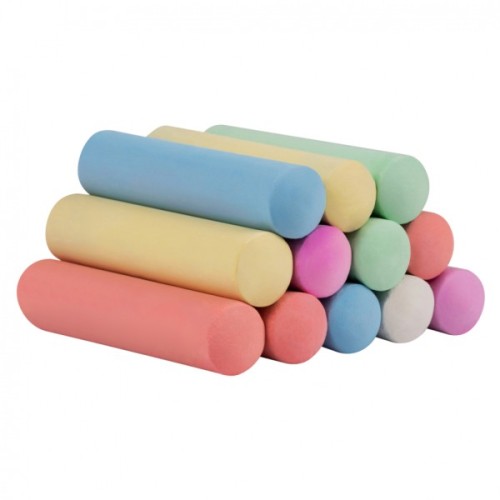 Крейда Yes кольорова Sweet Cream 12 шт JUMBO в відрі (400510)