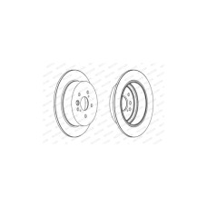 Гальмівний диск FERODO DDF1486C