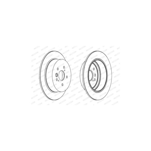 Гальмівний диск FERODO DDF1486C