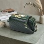 Сумка Vintage З натуральної шкіри Зелена (22893)