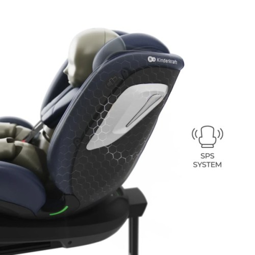 Автокрісло Kinderkraft i-Grow 2 Plus i-Size Navy (KCIGRO02NAVPL00) (5902533929856)