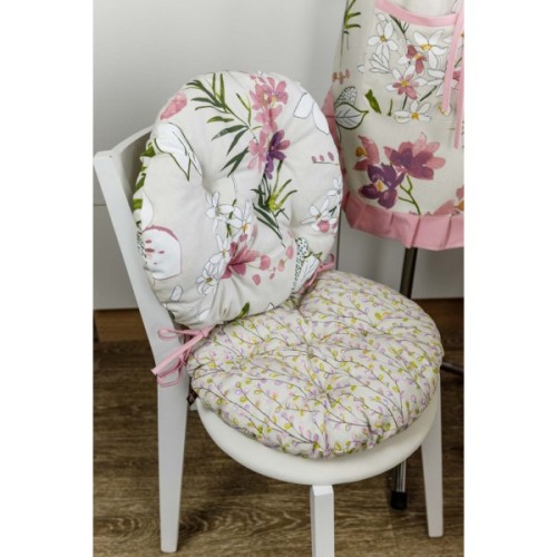 Подушка на стілець Прованс Гілочка D-40 (4823093449497)