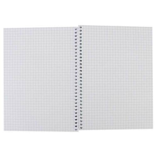 Блокнот Maxi А5, пластикова обкладинка, спіраль, 80 арк., клітинка (MX20832-67)