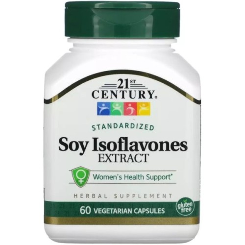 Вітамінно-мінеральний комплекс 21st Century Соєві Ізофлавони, Standardized Soy Isoflavones Extract, 60 вегетаріанс (CEN-22306)