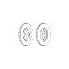 Гальмівний диск FERODO DDF1721C