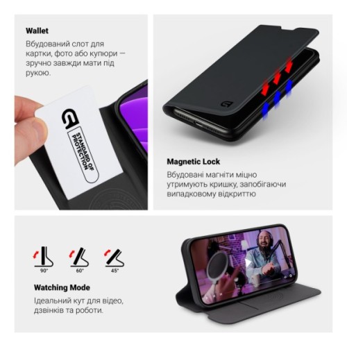 Чохол до мобільного телефона Armorstandart OneFold Case Infinix Note Edge 5G Black (ARM91865)