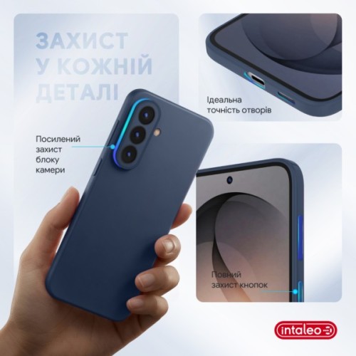 Чохол до мобільного телефона Intaleo Silicone Samsung Galaxy S26 Dark Blue (1283126637483)