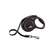 Повідець для собак Flexi New Classic XS стрічка 3 м (чорний) (4000498023129)