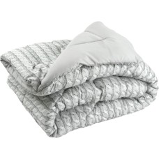 Ковдра Руно подвійна силіконова Grey Braid зима 140х205 (Р316.52_Grey Braid)