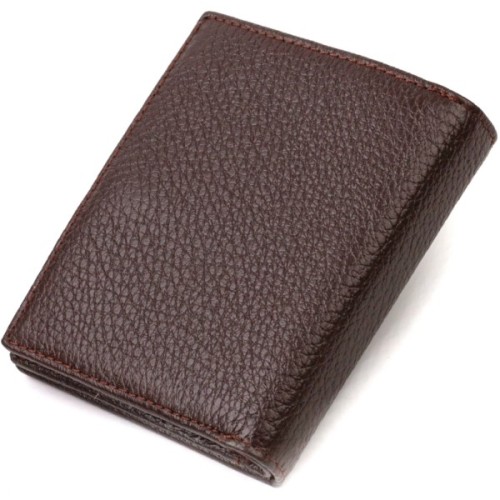 Портмоне Canpellini З натуральної шкіри Коричневе (21740)