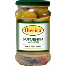 Овочева консервація Iberica Білі гриби (боровики) мариновані 314 г с/б (8436024299410)