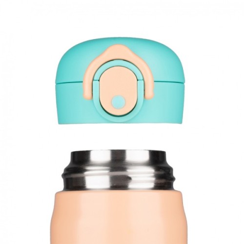 Поїльник-непроливайка Yes Термос Fusion 500 мл, персиковий (708206)