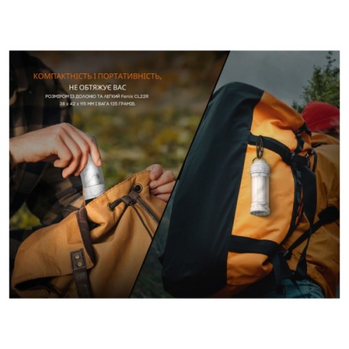 Ліхтар Fenix CL22R чорний (CL22RBK)