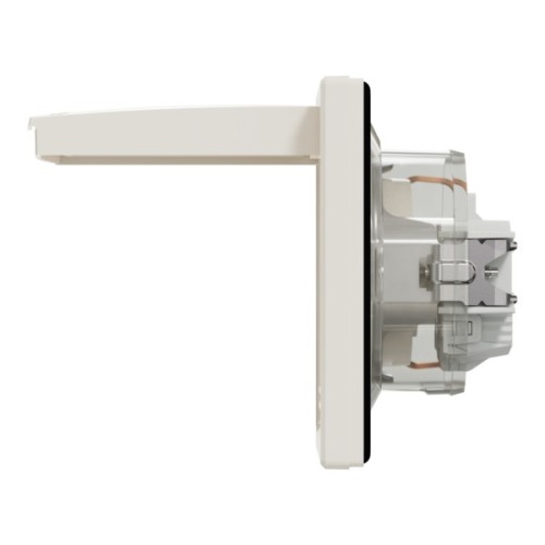Розетка Schneider Electric ASFORA з кришкою IP44, крем (EPH3100323)