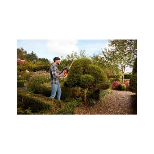 Кущоріз Black&Decker 500W, ніж 55 см, до 16 мм, з доп ножем, вага 2,54 кг (BEHTS401)