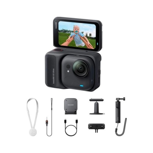 Екшн-камера Insta360 GO Ultra Creator Bundle Midnight Black (6977644765241)