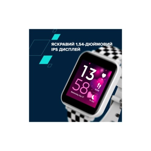 Смарт-годинник Canyon Joyce KW-43 DUAL BT Music White (CNE-KW43WB)