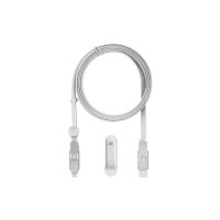 Дата кабель 6in1 inCharge XL 2.0m white Rolling Square (XLM02R)