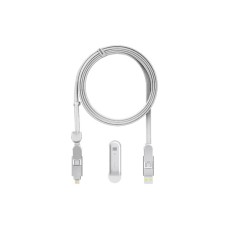 Дата кабель 6in1 inCharge XL 2.0m white Rolling Square (XLM02R)