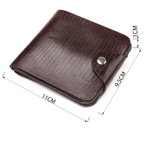 Портмоне Canpellini З натуральної шкіри Коричневе (21576)