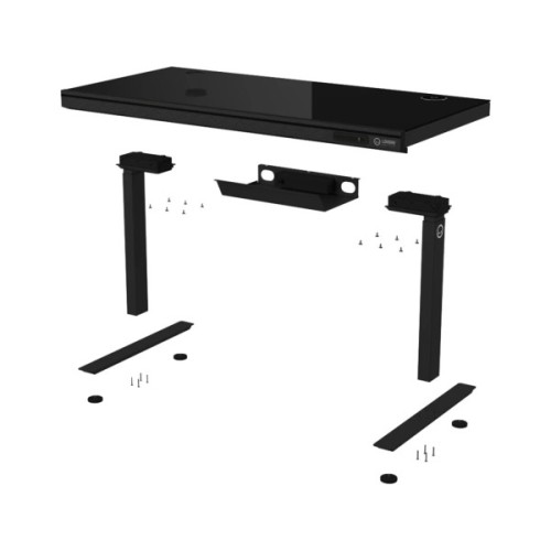 Комп'ютерний стіл Lorgar PRO 80G Glass Black (LRG-DP80G)