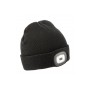 Шапка робоча Hoegert OTTO HT5K486 з світлодіодним ліхтариком 100% акрил чорна (HT5K486)