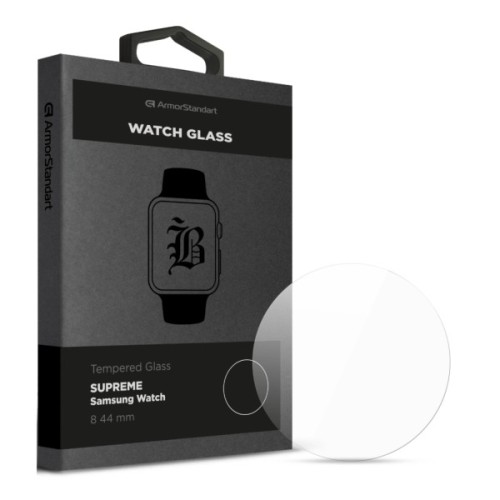Скло захисне Armorstandart Supreme Black Icon Samsung Watch 8 44 mm (ARM88139)