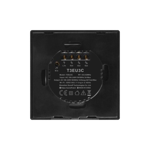 Розумний вимикач Sonoff T3EU3C-TX