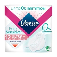Гігієнічні прокладки Libresse Pure Sensitive Ultra Normal 12 шт. (7322541161747)