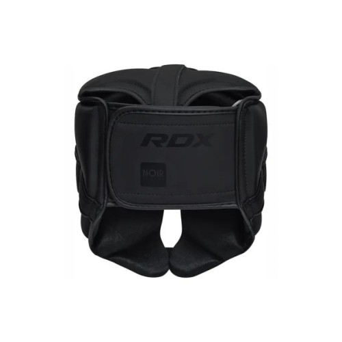 Боксерський шолом RDX T15 Noir Cheek Protector Matte Black XL (HGR-T15MB-XL)