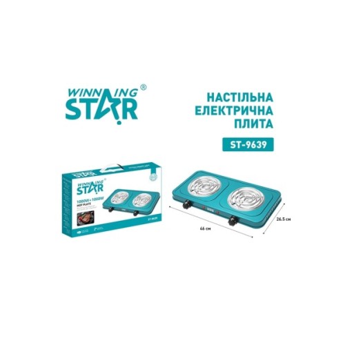 Настільна плита WINNINGSTAR ST-9639-G