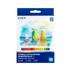 Олівці кольорові Kite Classic акварельні, 36 кольорів (K-1052)