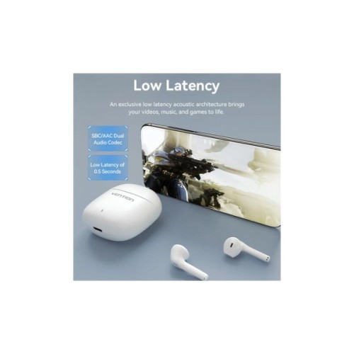 Навушники Vention Elf Earbuds E02 White (NBGW0)