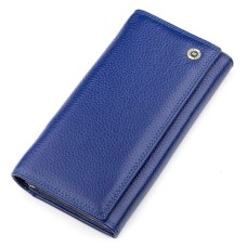 Гаманець Boston З натуральної шкіри Синій (18484)