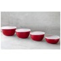 Миска KitchenAid Universal, з кришками, набір 4 шт, червоний (KQG176OSERE)