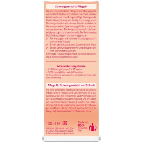 Косметика для мам Weleda Олія для профілактики розтяжок 100 мл (4001638500777)