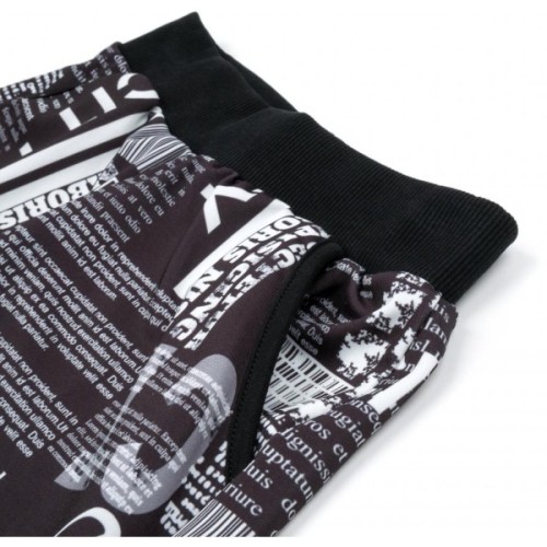 Шорти дитячі Monili з написами (9107-128G-black)