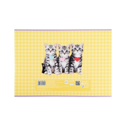 Альбом для малювання Kite Studio Pets, 24 аркуша (SP25-242)