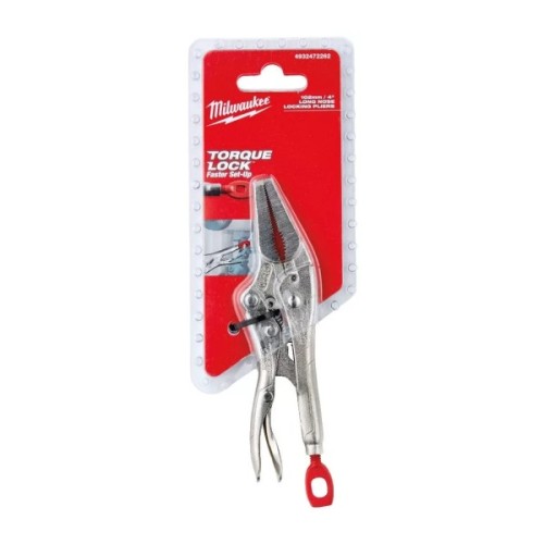 Кліщі Milwaukee затискні Torque Lock, 1-42мм, видовжені губки (4932472262)