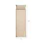 Туристичний килимок Naturehike CNK2550WS025, вологостійкий, 200х65х3 см, бежевий (6977465868824)