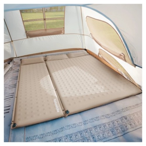 Туристичний килимок Naturehike CNK2550WS025, вологостійкий, 200х65х3 см, бежевий (6977465868824)